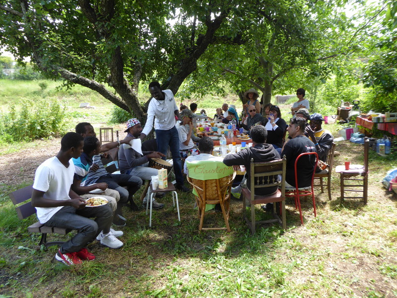 "Jardin partagé des Marres à Sisteron"